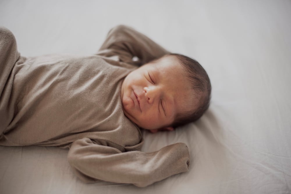 Peaceful Slumber of a Newborn